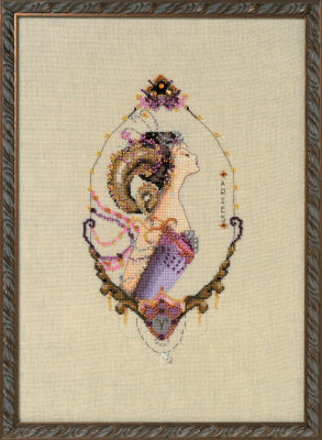 Zodiac Girls - Aries Cross Stitch by Nora Corbett Designs - Paper Pattern