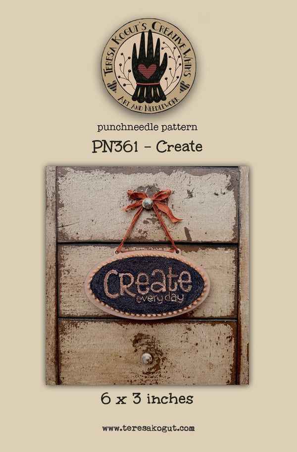 Create Punch Needle by Teresa Kogut - Paper Pattern