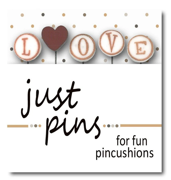 Just Pins: L is for Love by Just Another Button Company