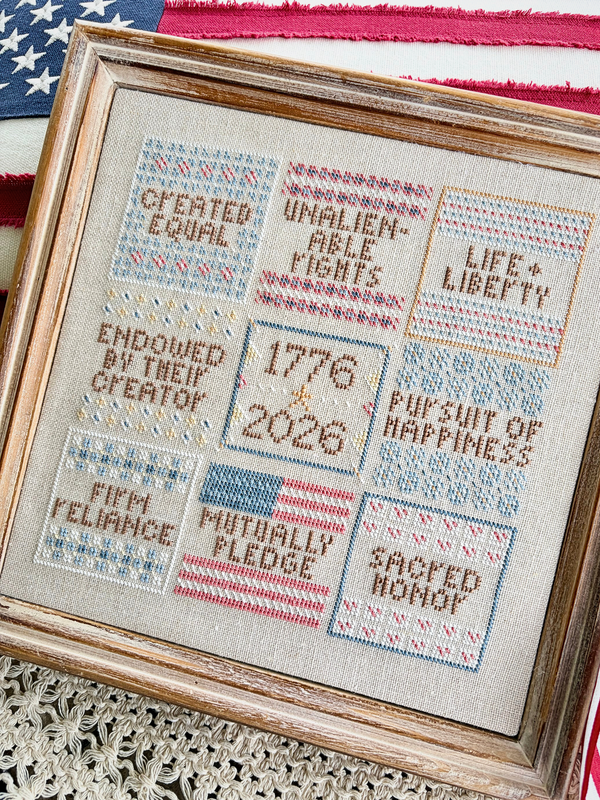 We Hold These Truths Cross Stitch by Sweet Wing Studio - Paper Pattern