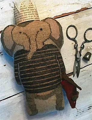 Animal Crackers Series: Humphrey Cross Stitch by Stacy Nash Designs - Paper Pattern