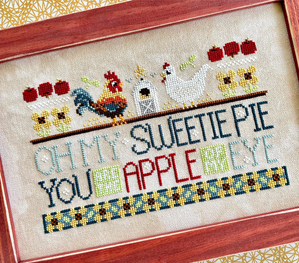 WordyBirds: September Cross Stitch by Sweet Wing Studio - Paper Pattern