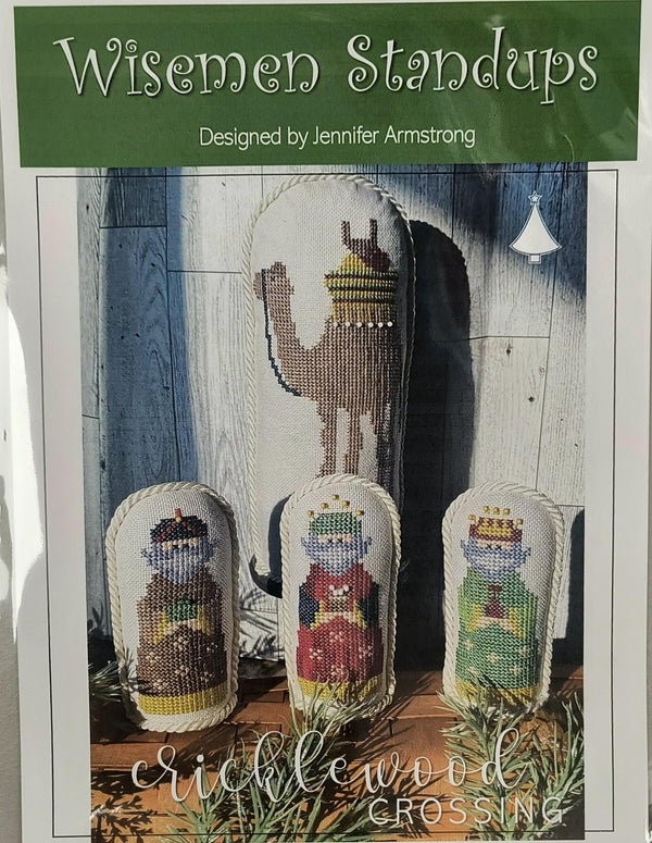 Wisemen Standups Cross Stitch by Cricklewood Crossing - Paper Pattern
