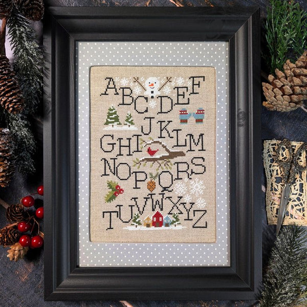 Winter Sampler Cross Stitch by Puntini Puntini - Paper Pattern