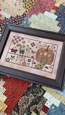 Tommy's Pumpkin Patch Cross Stitch by Blueberry Ridge Designs - Paper Pattern
