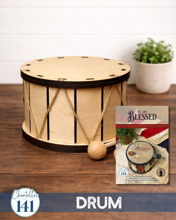 We Are Blessed: Drum by Chantelle's 141 Designs Company