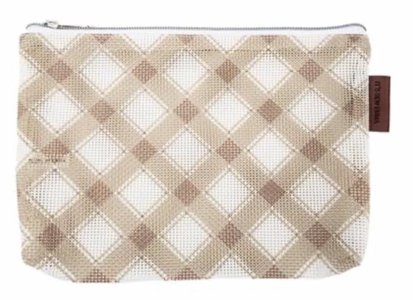 Burlap Mini Mad for Plaid Project Bag