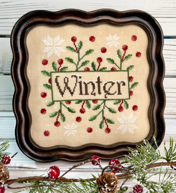 Winter Cross Stitch by New York Dreamer - Paper Pattern