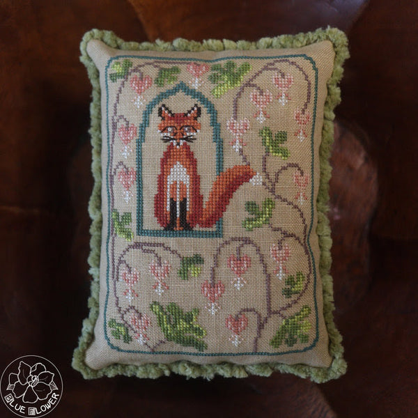 Tudor Fox Cross Stitch by The Blue Flower - Paper Pattern