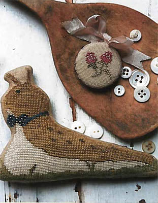 Animal Crackers Series: Peroy Cross Stitch by Stacy Nash Designs - Paper Pattern