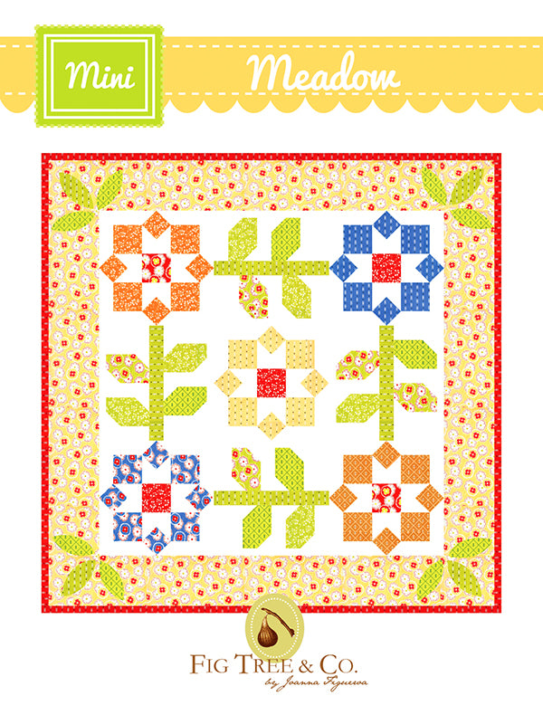 Mini Meadow Quilt Pattern by Fig Tree & Co. - Paper Pattern