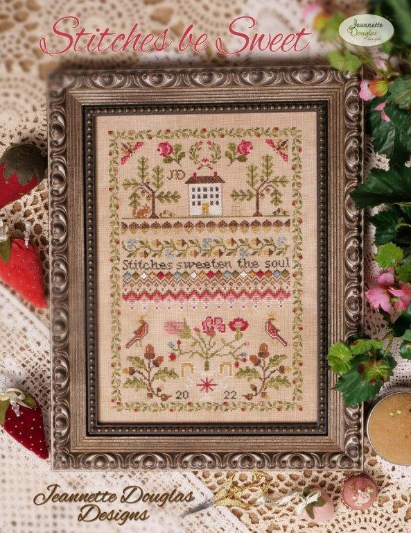 Stitches Be Sweet Cross Stitch by Jeannette Douglas Designs - Paper Pattern