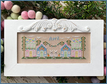April Mini Village by Country Cottage Needleworks - Paper Pattern