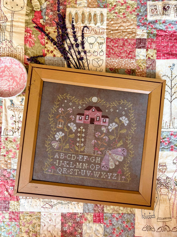 Moonlight Garden Sampler Cross Stitch by Blueberry Ridge Designs - Paper Pattern