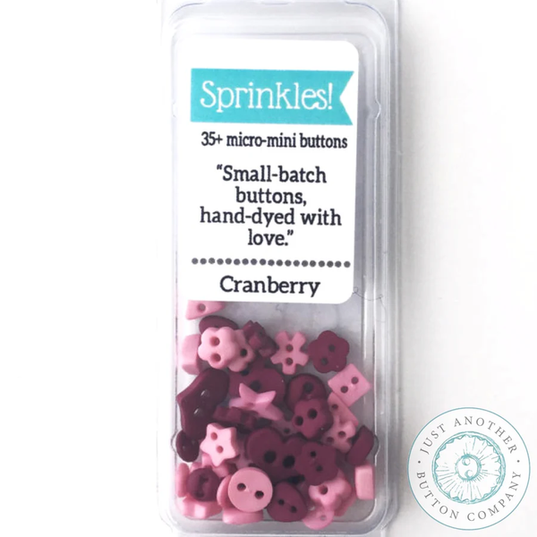 Cranberry Sprinkles Pack by Just Another Button Company