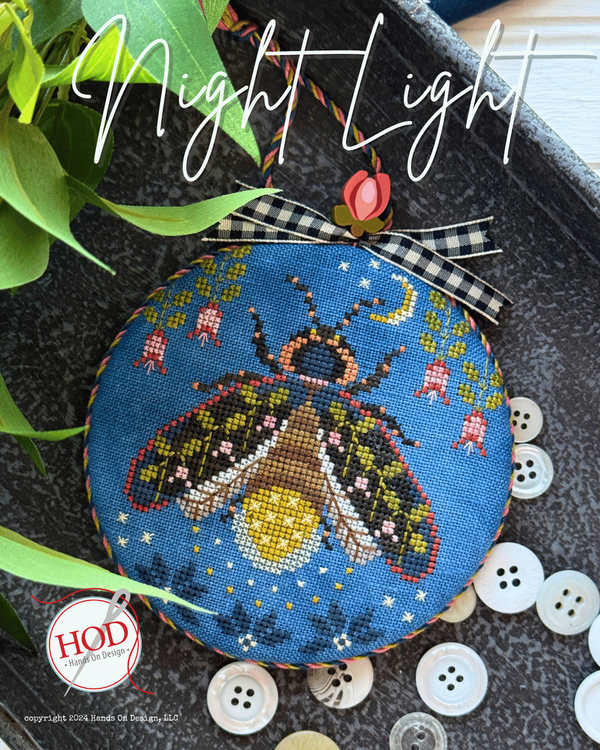 Night Light Cross Stitch by Hands on Design - Paper Pattern