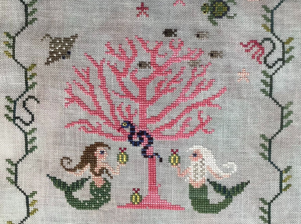 The Sea Apple Cross Stitch by A Gardener's Needle - Paper Pattern