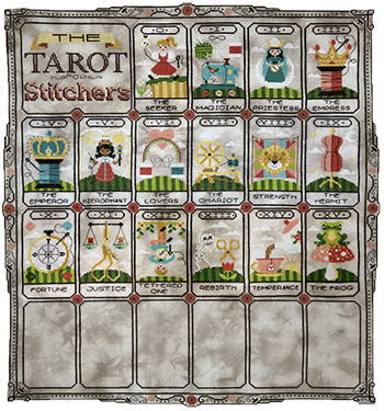 Tarot For Stitchers 8 Cross Stitch by Tiny Modernist - Paper Pattern