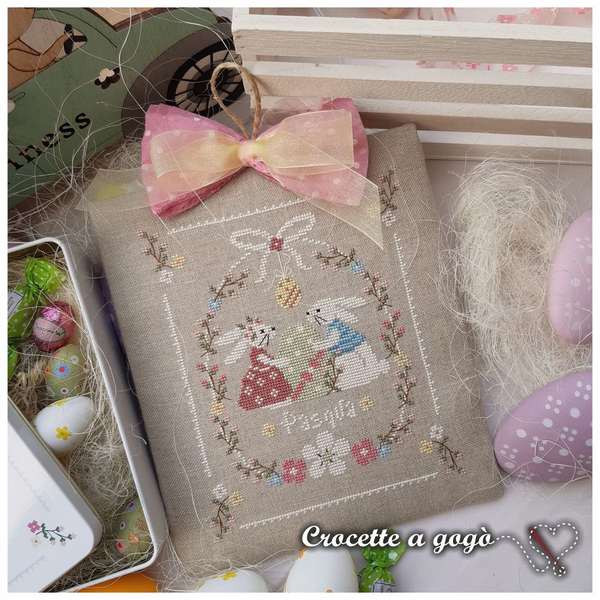 Innamorati a Pasqua Cross Stitch by Crocette A Gogo - Paper Pattern
