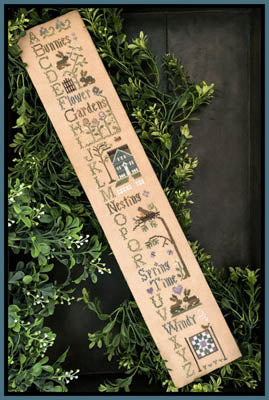Spring ABC's by Little House Needleworks - Paper Pattern