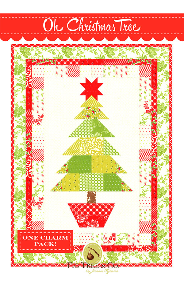 Oh Christmas Tree Quilt Pattern by Fig Tree & Co. - Paper Pattern