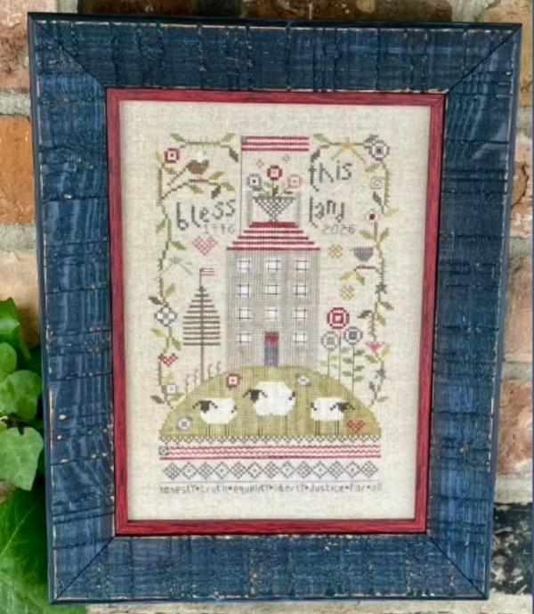Bless This Land Kit Cross Stitch by Shepherd's Bush - Paper Pattern