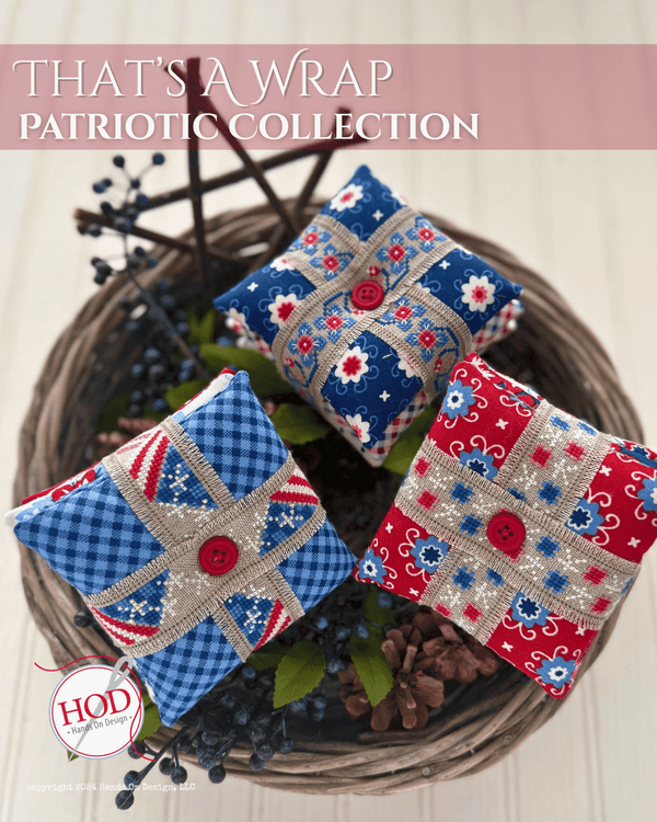 That's a Wrap: Patriotic Collection Cross Stitch by Hands On Design - Paper Pattern