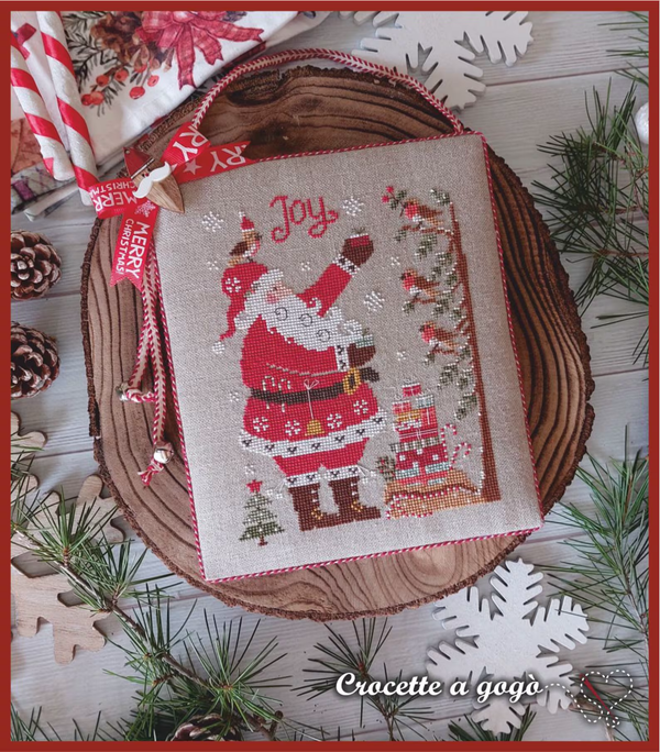 Santa Claus 2022 Cross Stitch by Crocette A Gogò - Paper Pattern