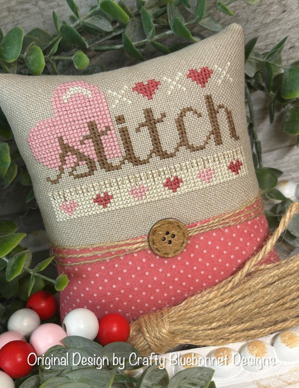 Stitchy Love by Crafty Bluebonnet Designs - Paper Pattern