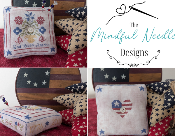 God Bless America Cross Stitch by The Mindful Needle Designs - Paper Pattern
