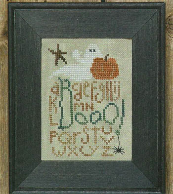 Booo! Cross Stitch by Bent Creek - Paper Pattern