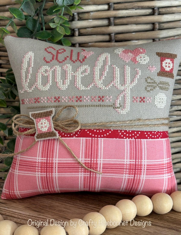 Lovely Cross Stitch by Crafty Bluebonnet Designs - Paper Pattern