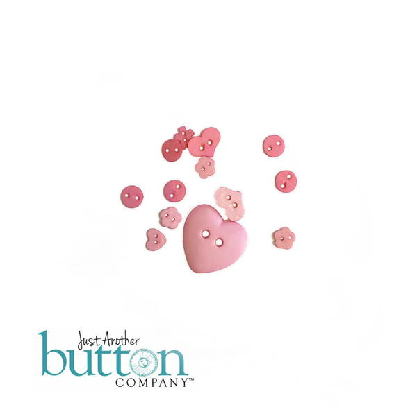 Red Velvet Romance Button Pack by Just Another Button Company