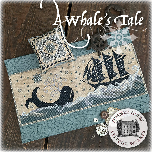 A Whale's Tale Cross Stitch by Summer House Stitche Workes - Paper Pattern