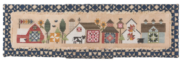 Quilted Tiny Town Cross Stitch by Heart in Hand Needleart - Paper Pattern