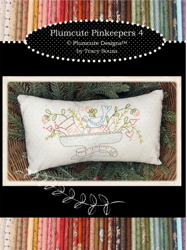 Plumcute Pinkeepers 4 Embroidery by Plumcute Designs - Paper Pattern