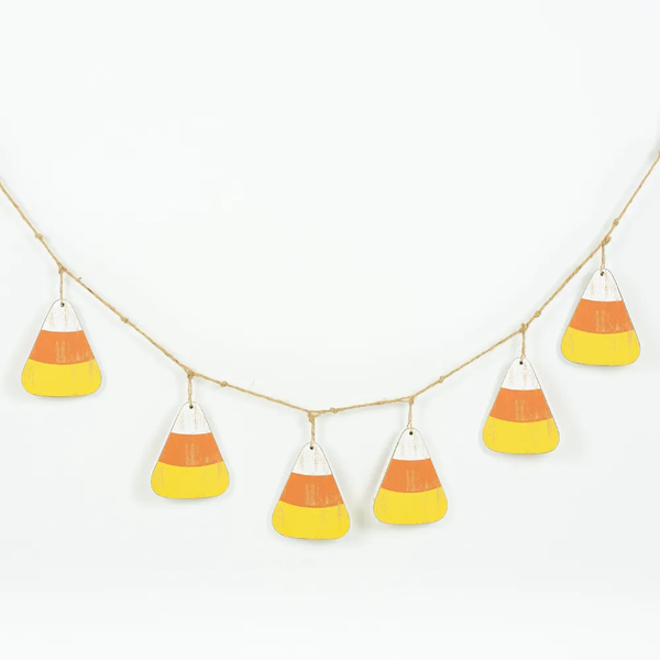 Candy Corn Swag | The Adams Family Collection | 46x7x.5 wood swag | 50400