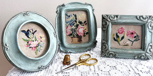 Les Petites Floralies Cross Stitch by Running with Needles & Scissors - Paper Pattern