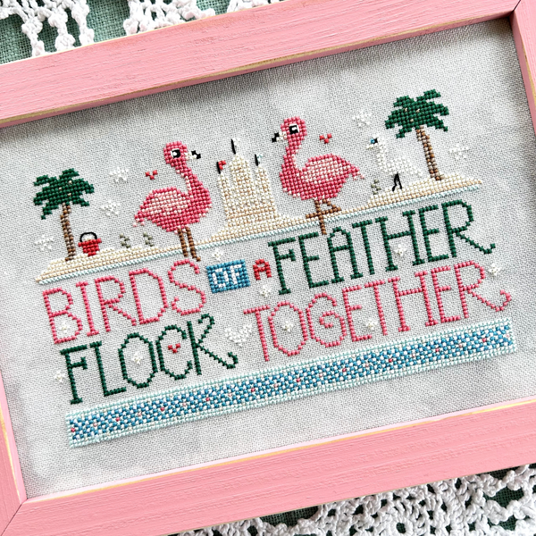 WordyBirds: June Cross Stitch by Sweet Wing Studio - Paper Pattern