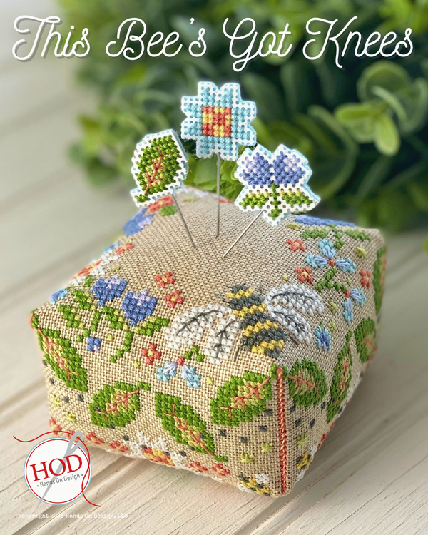 This Bee's Got Knees Cross Stitch by Hands on Design - Paper Pattern