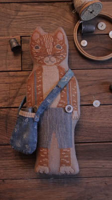 Animal Crackers Series: Theodore Cross Stitch by Stacy Nash Designs - Paper Pattern