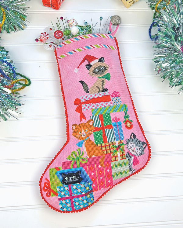Purrfect Presents Cross Stitch by Satsuma Street - Paper Pattern