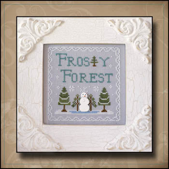 Frosty Forest 9: Frosty Forest Cross Stitch by Country Cottage Needleworks -PAPER Pattern