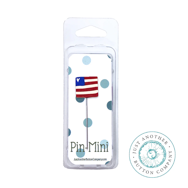 Pin-Mini: Flag Solo by Just Another Button Company Used in Liberty Pennies by Hands on Design PIN ONLY!! Purchase Pattern Separately