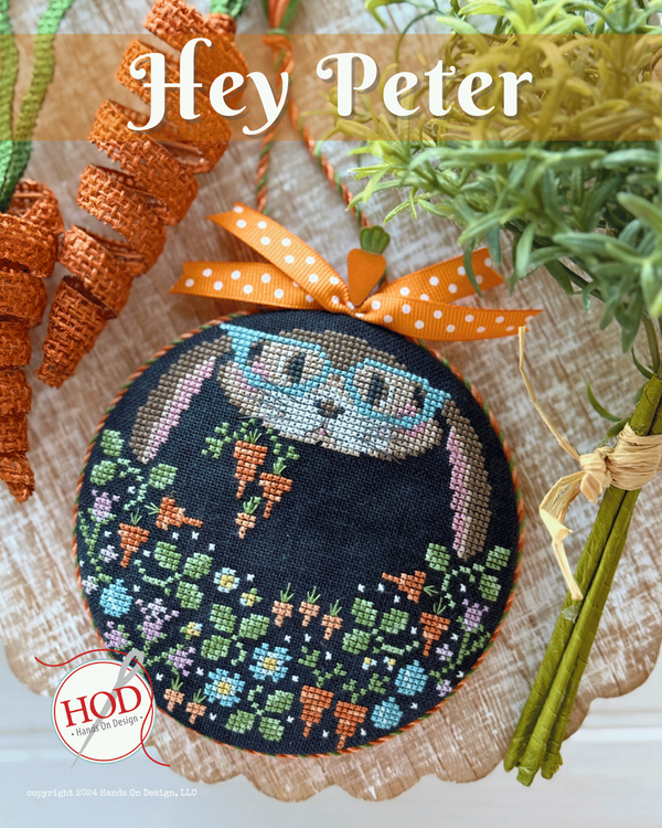 Hey Peter Cross Stitch by Hands on Design - Paper Pattern