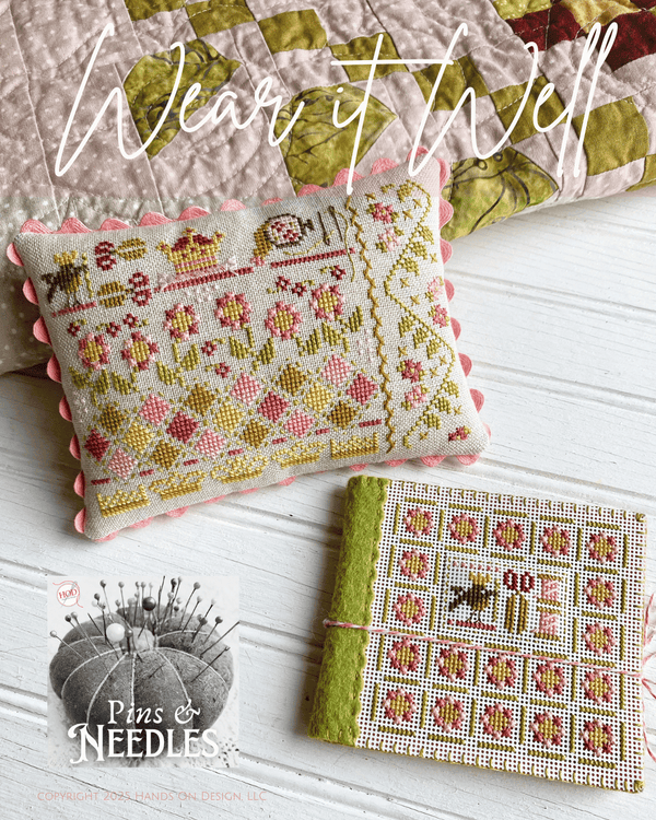 Wear It Well Cross Stitch by Hands On Design - Paper Pattern