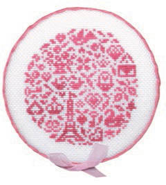 Love in the Round Cross Stitch by JBW Designs - Paper Pattern