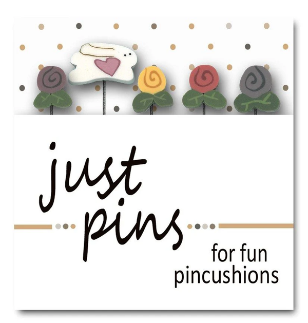 Just Pins: Bunny in My Garden by Just Another Button Company