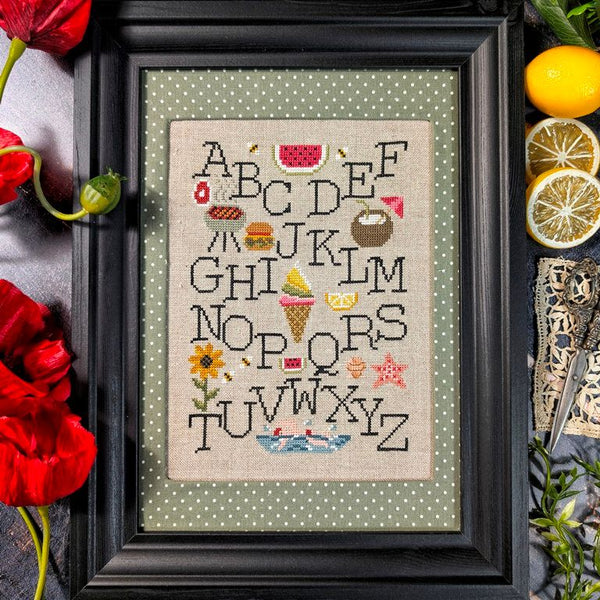 Summer Sampler Cross Stitch by Puntini Puntini - Paper Pattern