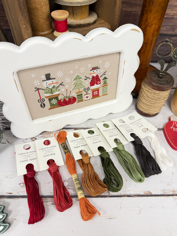 Snowman 2025 Floss Pack ONLY by Lindsey Weight of Primrose Cottage
